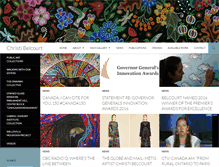 Tablet Screenshot of christibelcourt.com